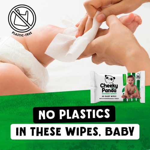 The Cheeky Panda Biodegradable Bamboo Baby Wipes