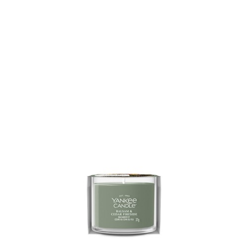 Yankee Candle Signature Mini Filled Votive Balsam & Cedar Fireside