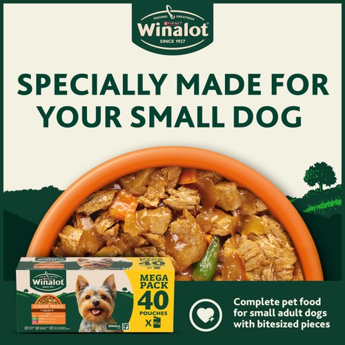 Winalot Meaty Chunks Small Dog Mixed in Gravy Wet Dog Food
