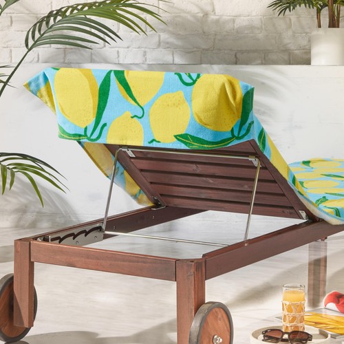 Catherine Lansfield Lemons Sun Lounger Towel