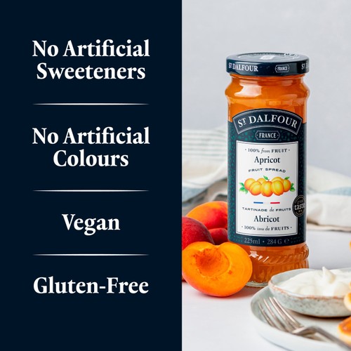 St Dalfour Thick Apricot Fruit Spread