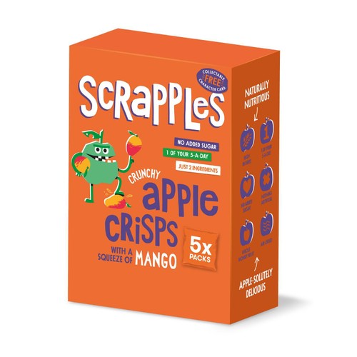 Scrapples Kids Apple & Mango Crisps Multi-Box