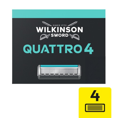 Wilkinson Sword Quattro Men's Razor Blades