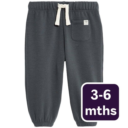 M&S Tommy Plain Jogger, 3-6 Months, Charcoal