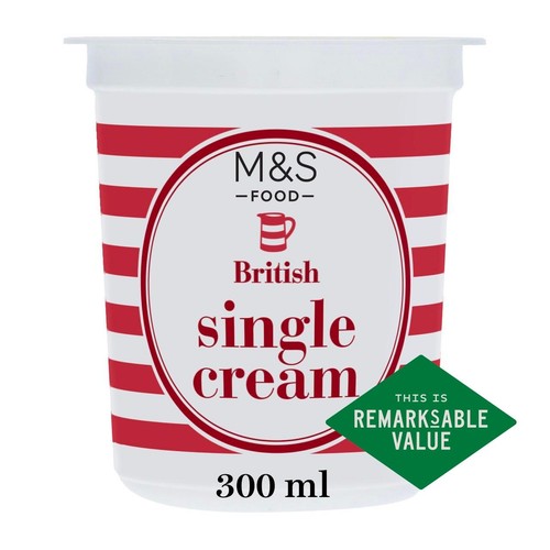 M&S British Single Cream