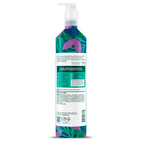 Faith In Nature Lavender & Geranium Body Wash 500ml in Aluminium Bottle