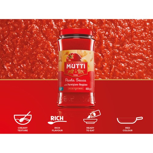 Mutti Tomato & Parmesan Pasta Sauce No Added Sugar
