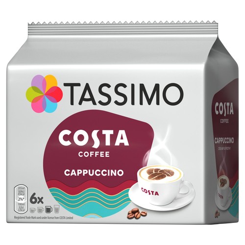 Tassimo Costa Cappuccino Coffee Pods