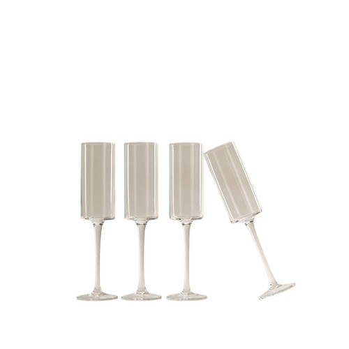 M&S Straight Sided Champagne Flutes Set