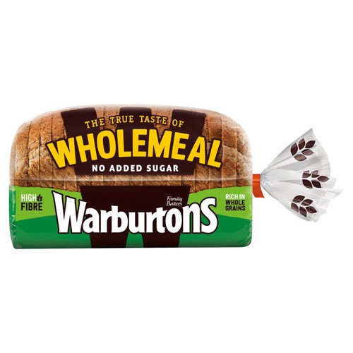 Warburtons Wholemeal Sliced Medium