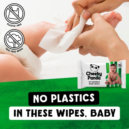 Cheeky Panda Bamboo Baby Wipes Multi Pack