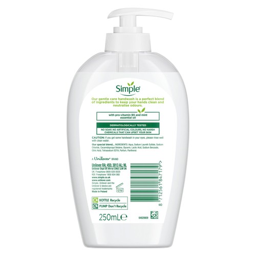 Simple Gentle Care Hand Wash