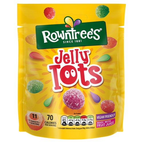 Rowntree's Jelly Tots Sweets Sharing Bag