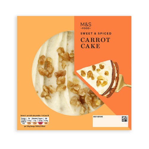 M&S Lightly Spiced Carrot Cake