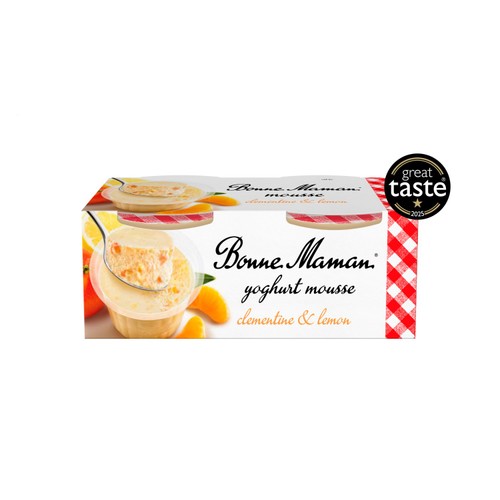 Bonne Maman Clementine & Lemon Mousse Dessert