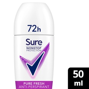 Sure Women Nonstop Invisible Aqua Antiperspirant Deodorant Roll On 50Ml