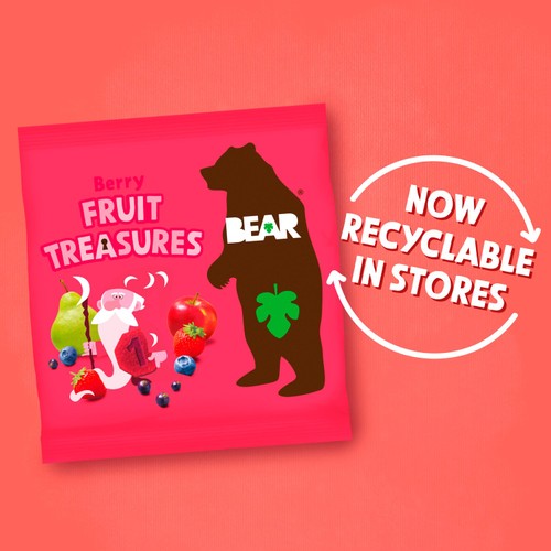 Bear Treasures Kids Snack 3+ Years Berry Flavour