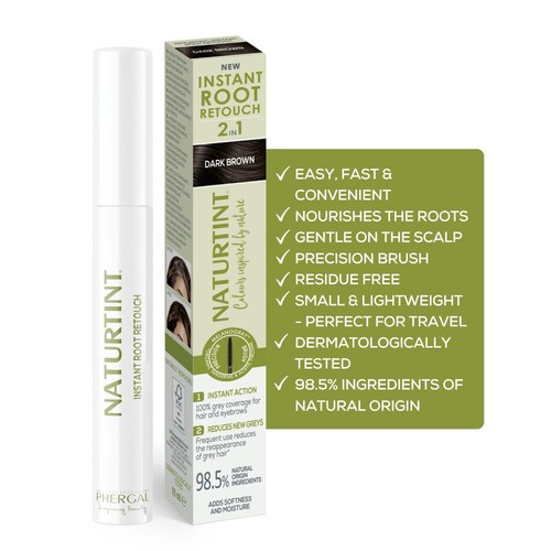 Naturtint Instant Root Re Touch 2in1 Dark Brown