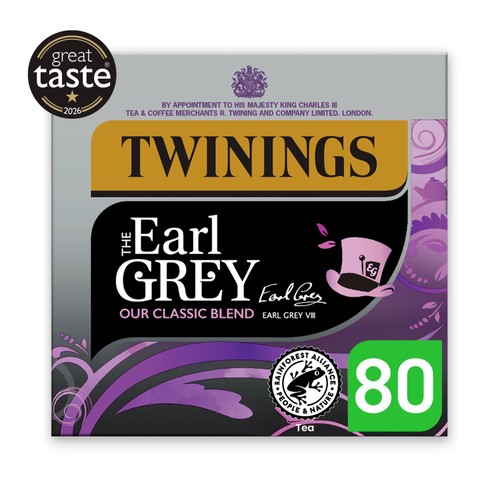 Twinings Earl Grey Tea 80 Tea Bags