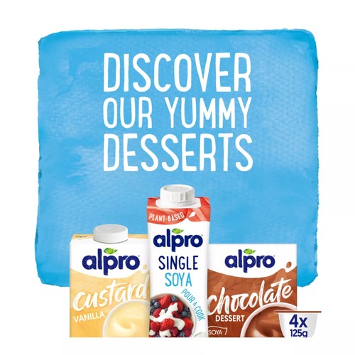 Alpro Dark Chocolate Dairy Free Vegan Soya Dessert