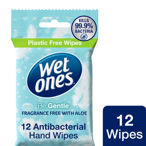 Wet Ones Be Gentle Biodegradeable Antibacterial Wipes
