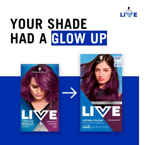 LIVE Intense Colour U69 Amethyst Chrome