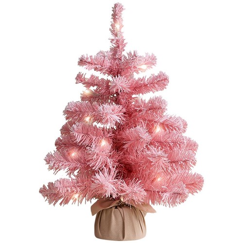 M&S 1.5FT Pink SNowy Tree, Pink