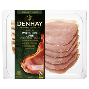 Denhay British Thick Cut Wiltshire Cure Smoked Back Bacon