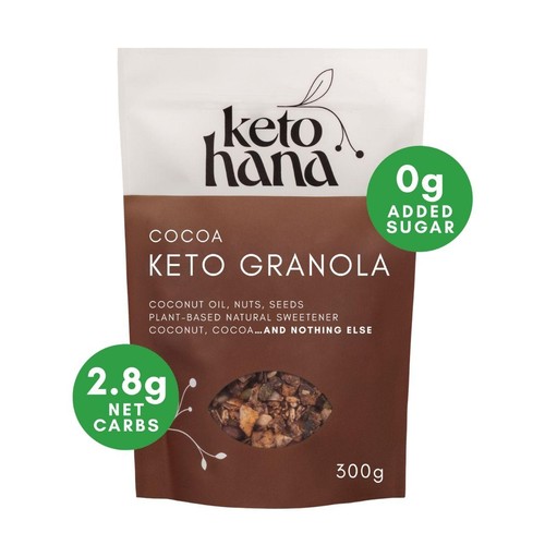 Keto Hana Cocoa Low Sugar Granola
