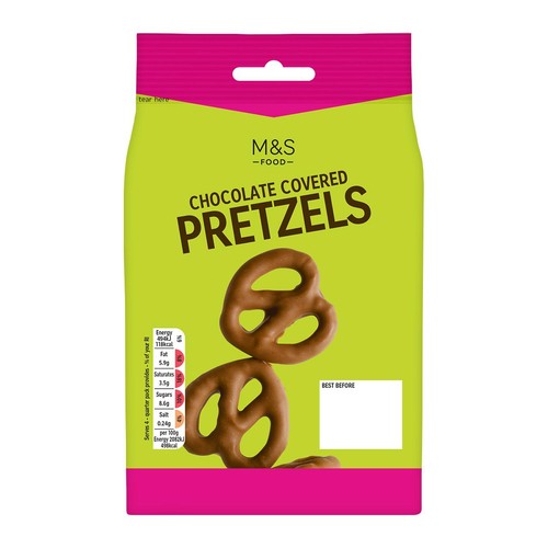 M&S Chocolate Coated Pretzels