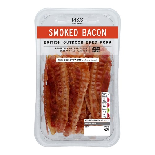 M&S British Crispy Smoked Bacon Strips