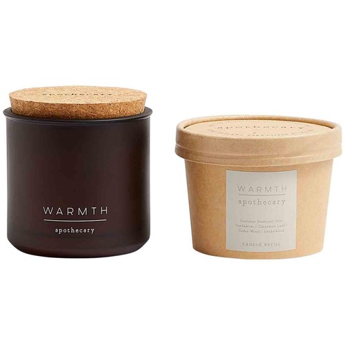 M&S Apothecary Warmth Candle & Refill Set, Amber