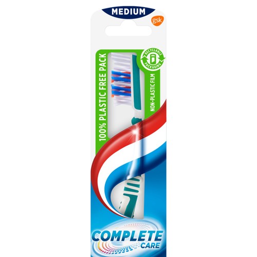 Aquafresh Toothbrush Complete Care For Hard To Reach Areas Medium 