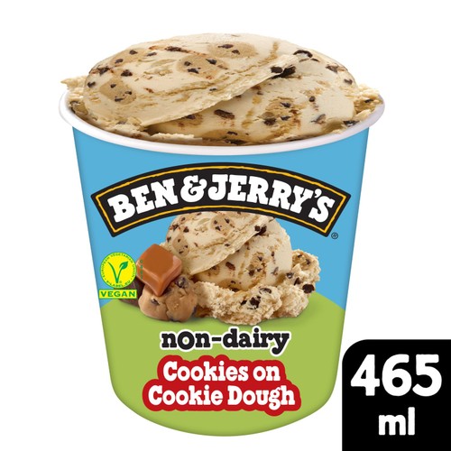 Ben & Jerry's Non Dairy Cookies on Cookie Dough Vegan Ice Cream Tub