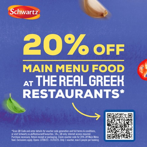 Schwartz x The Real Greek Chicken Gyros Wrap