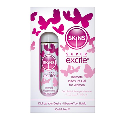 Skins Super Excite Clitoral Stimulation Lubricant Gel