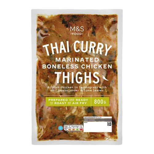 M&S Thai Curry Chicken Thighs - Bags of Flavour