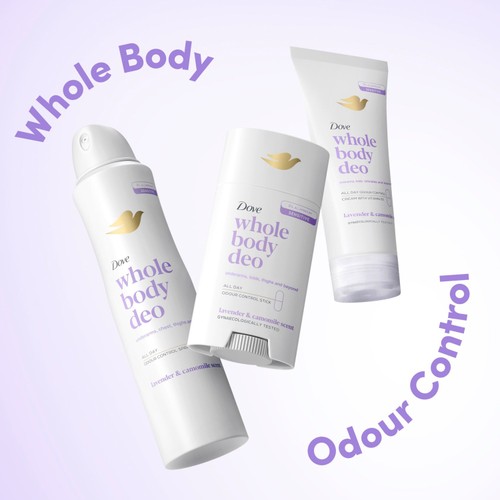 Dove Women 48h Whole Body Cream Lavender & Chamomile