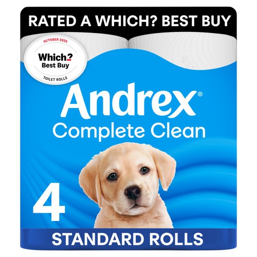 Andrex Complete Clean Toilet Roll