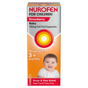 Nurofen Baby 3+ mths Fever & Pain Relief Strawberry