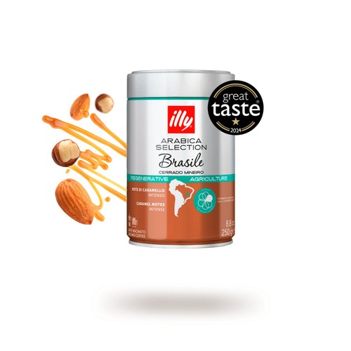 illy Cerrado Mineiro Brazil Ground Coffee  - Regenerative Agriculture