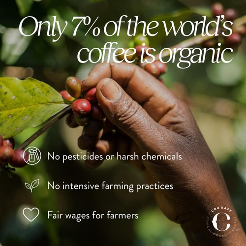 CRU Kafe Organic Fairtrade Colombian Pods 10s