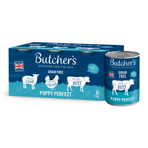 Butcher's Puppy Perfect Dog Food Tins