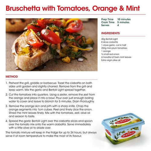Bertolli Olive Oil Light Spread