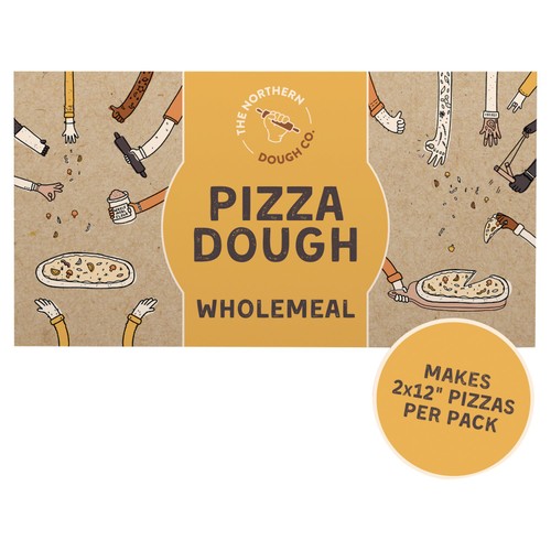 Northern Dough Co Wholemeal Pizza Dough Frozen