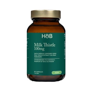 Holland & Barrett Milk Thistle 100mg Capsules
