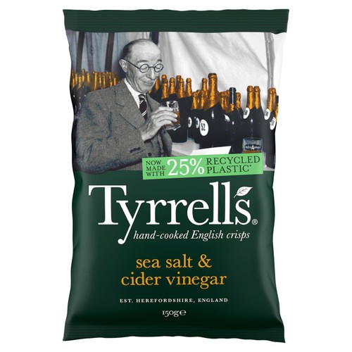 Tyrrells Sea Salt & Cider Vinegar Sharing Crisps