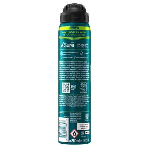 Sure Men 72hr Nonstop Protection Extreme Dry Antiperspirant Deodorant