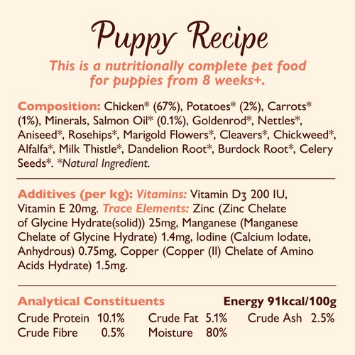 Lily's Kitchen Puppy Recipe with Chicken Wet Dog Food