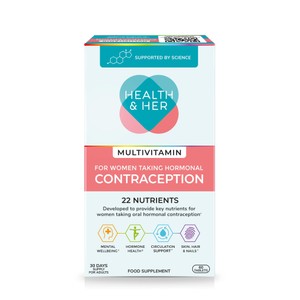 Health And Her Multivitamin For Women Taking Hormonal Contraception 60 Tablets